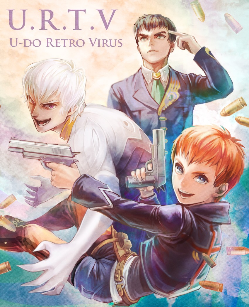 jr., albedo piazzolla, and gaignun kukai (xenosaga and 1 more) drawn by bomssp