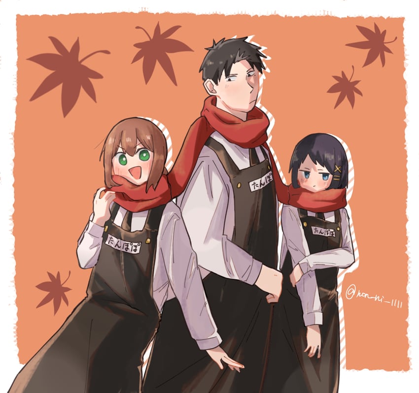 rita and doug (youchien wars) drawn by non_ni_1111