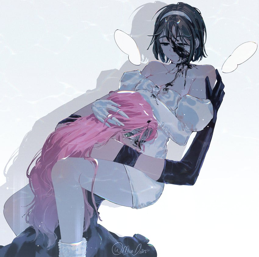 sua and mizi (alien stage) drawn by maelein