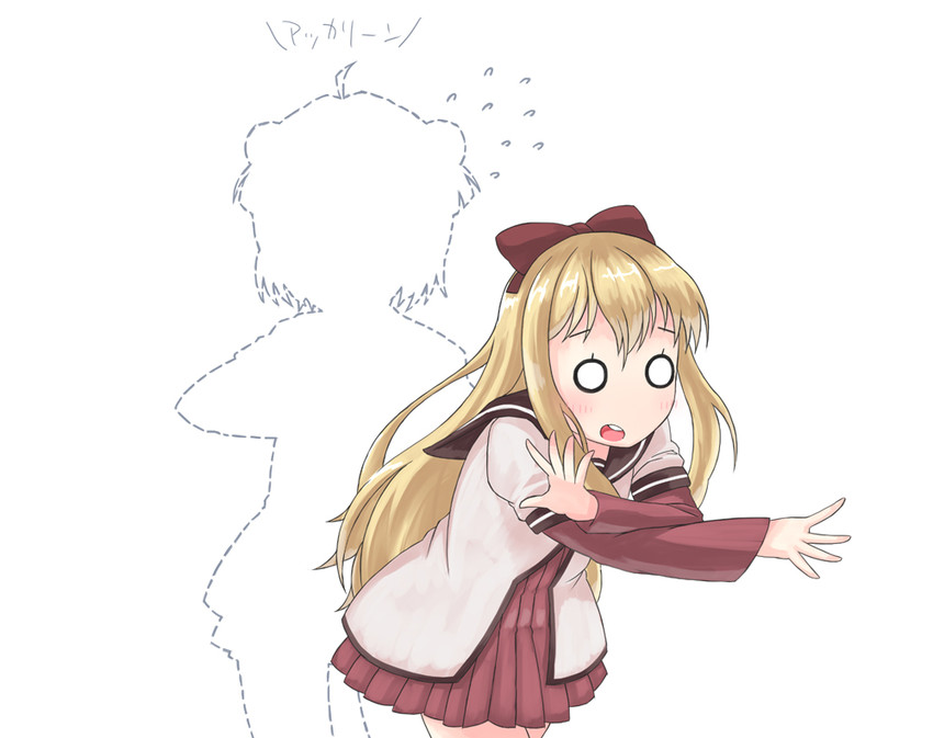 toshinou kyouko and akaza akari (yuruyuri) drawn by s_ibane