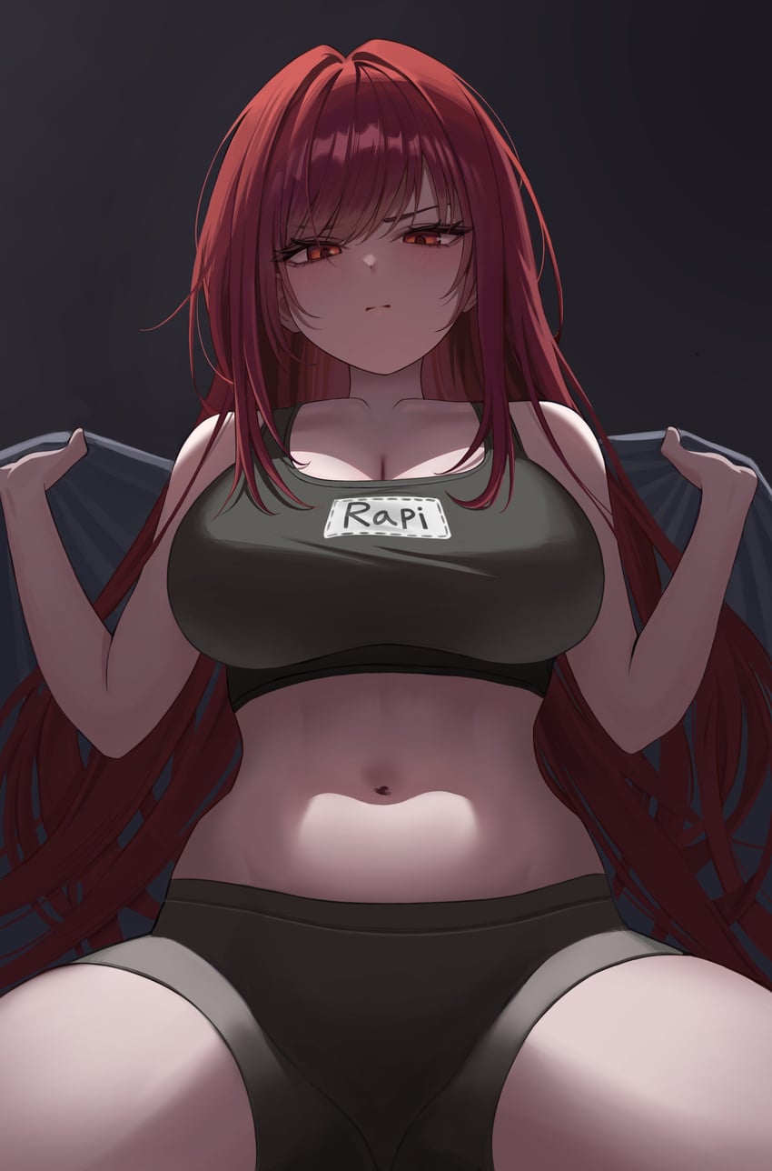 rapi (goddess of victory: nikke) drawn by maru_(marunouchi77)