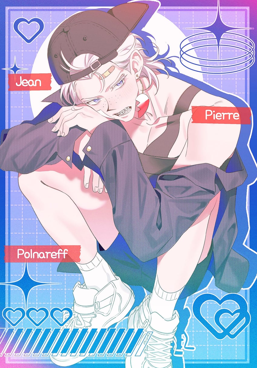 jean pierre polnareff (jojo no kimyou na bouken and 1 more) drawn by guuuuum