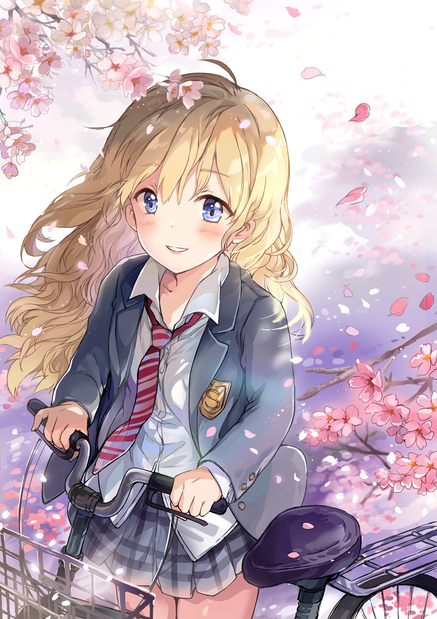 miyazono kawori (shigatsu wa kimi no uso) drawn by saya_(mychristian2)