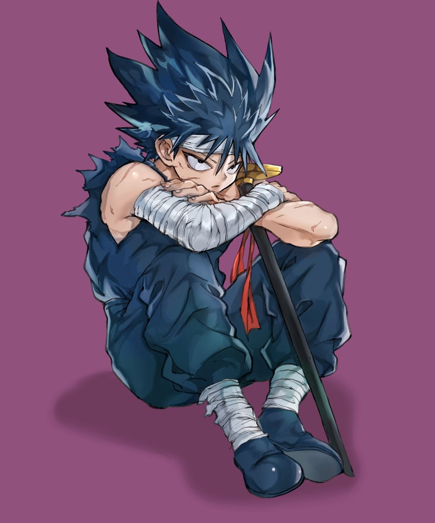 hiei (yu yu hakusho) drawn by hajime_(kuninotokotatinokami)