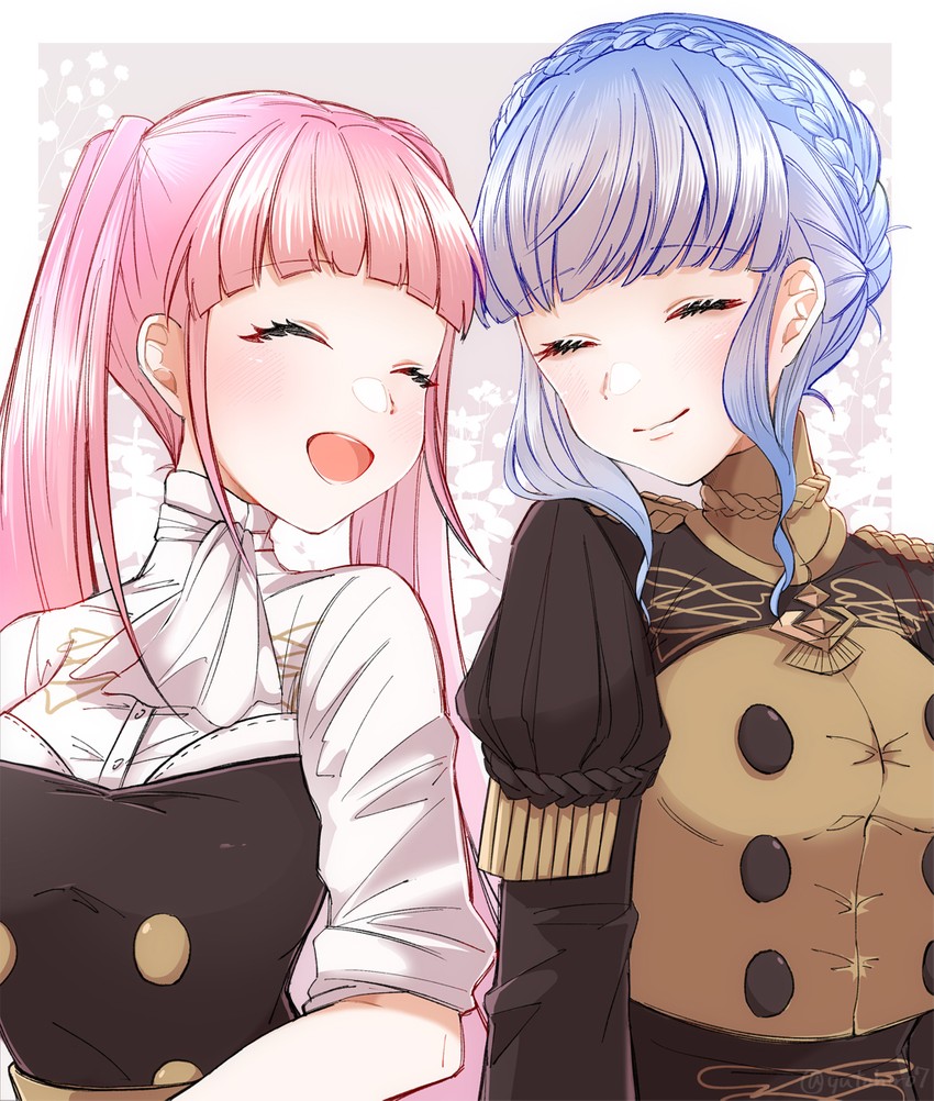 hilda valentine goneril and marianne von edmund (fire emblem and 1 more) drawn by yutohiroya