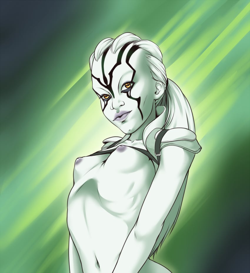 jaylah (star trek and 2 more) drawn by kyder