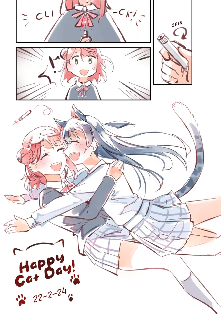 yuki setsuna and uehara ayumu (love live! and 1 more) drawn by myonmukyuu