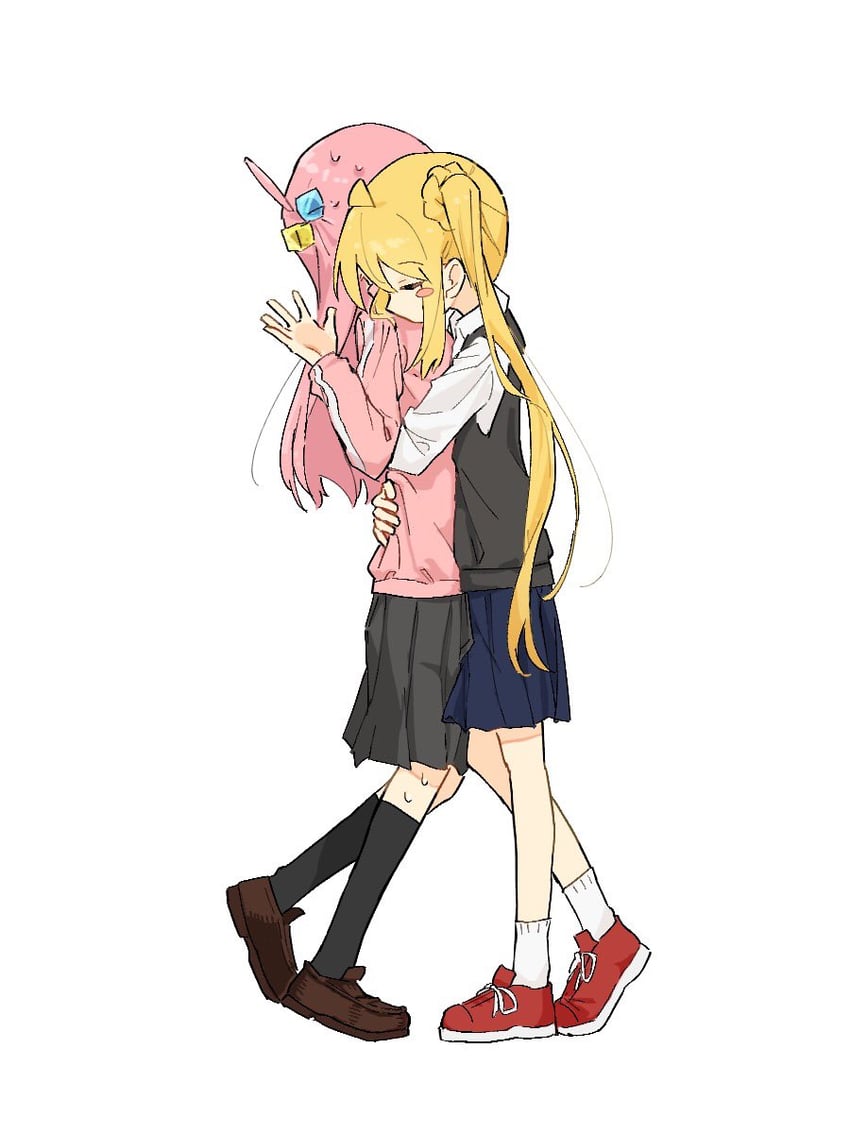 gotoh hitori and ijichi nijika (bocchi the rock!) drawn by you_sakura_ys