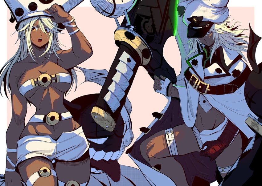 ramlethal valentine and lucifero (guilty gear and 2 more) drawn by jesse_schickler