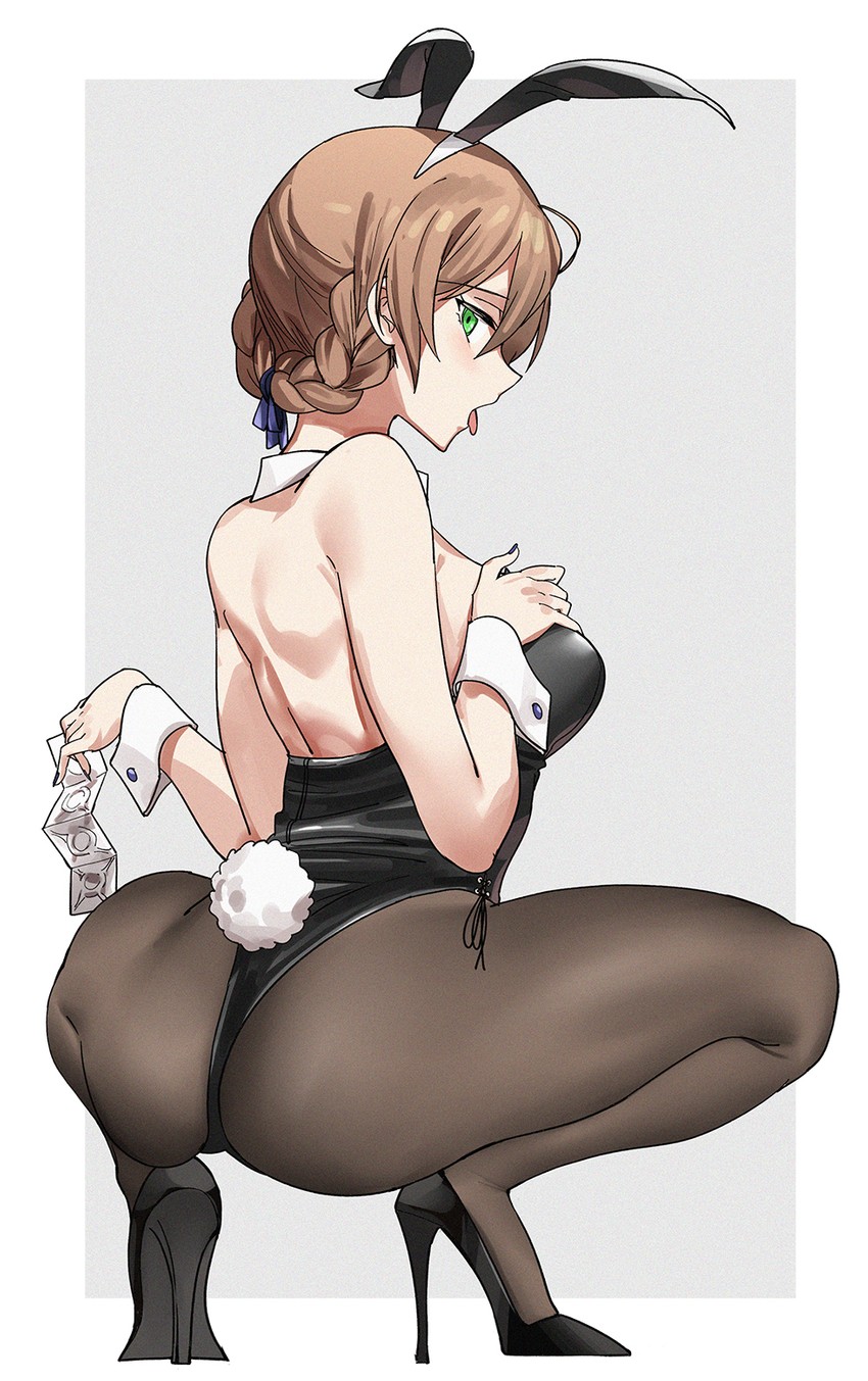 sakuramori kaori (idolmaster and 1 more) drawn by nakamura_rohane