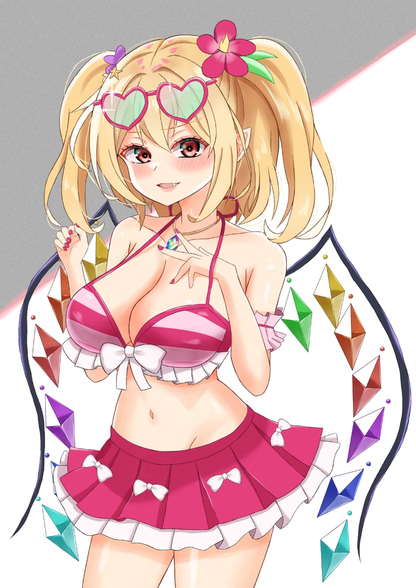 flandre scarlet (touhou and 1 more) drawn by ganon_capybara