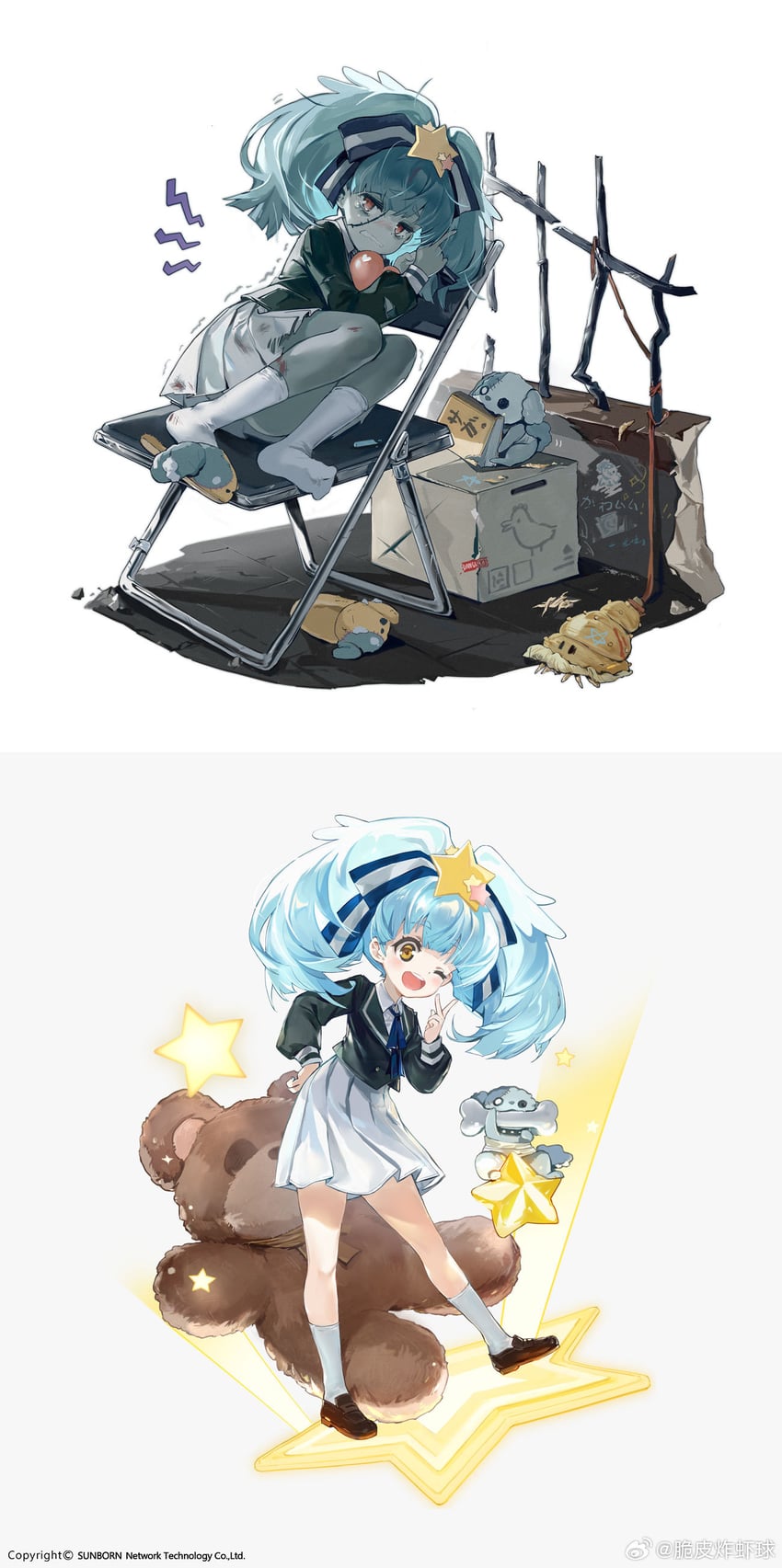 hoshikawa lily and romero (girls' frontline and 1 more) drawn by cui_pi_zha_xia_qiu
