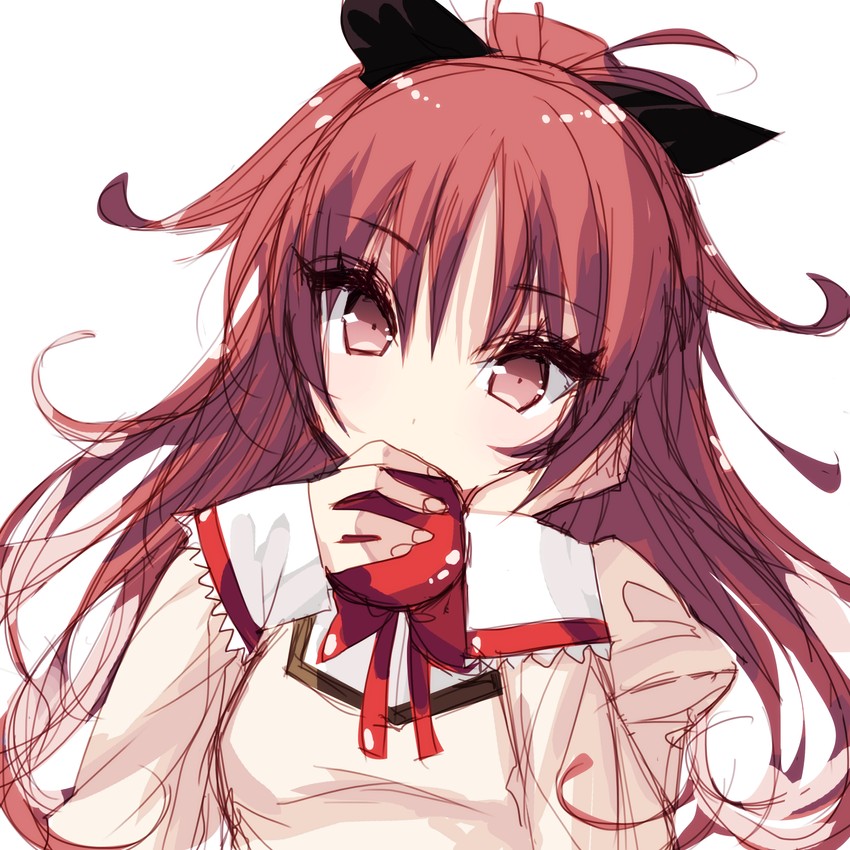 sakura kyoko (mahou shoujo madoka magica) drawn by misteor