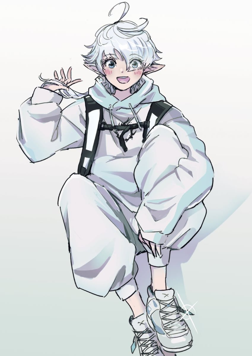 alisaie leveilleur (final fantasy and 1 more) drawn by nomu_poncha