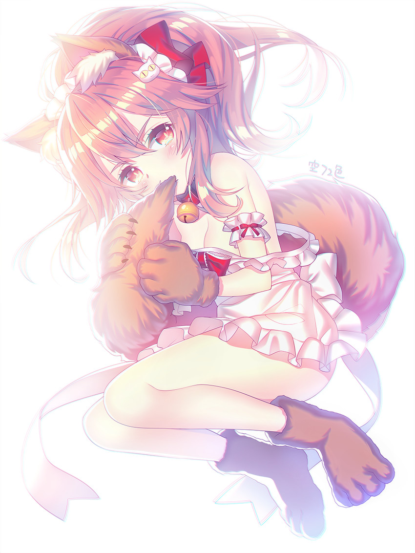 tamamo and tamamo cat (fate and 1 more) drawn by sora_72-iro