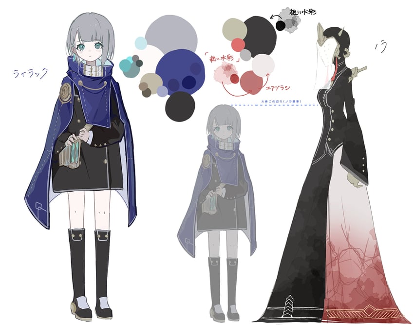 lilac and nola (ender lilies quietus of the knights and 1 more) drawn by kokonama