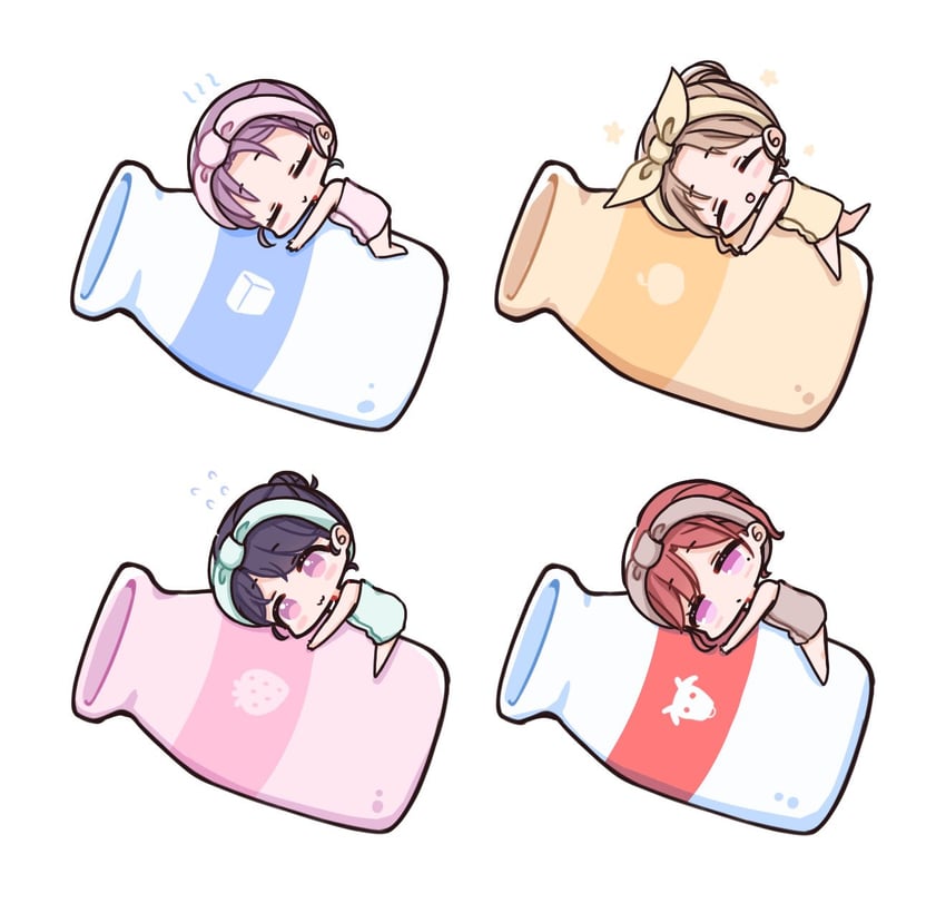 higuchi madoka, asakura toru, fukumaru koito, and ichikawa hinana (idolmaster and 1 more) drawn by nagi_uru