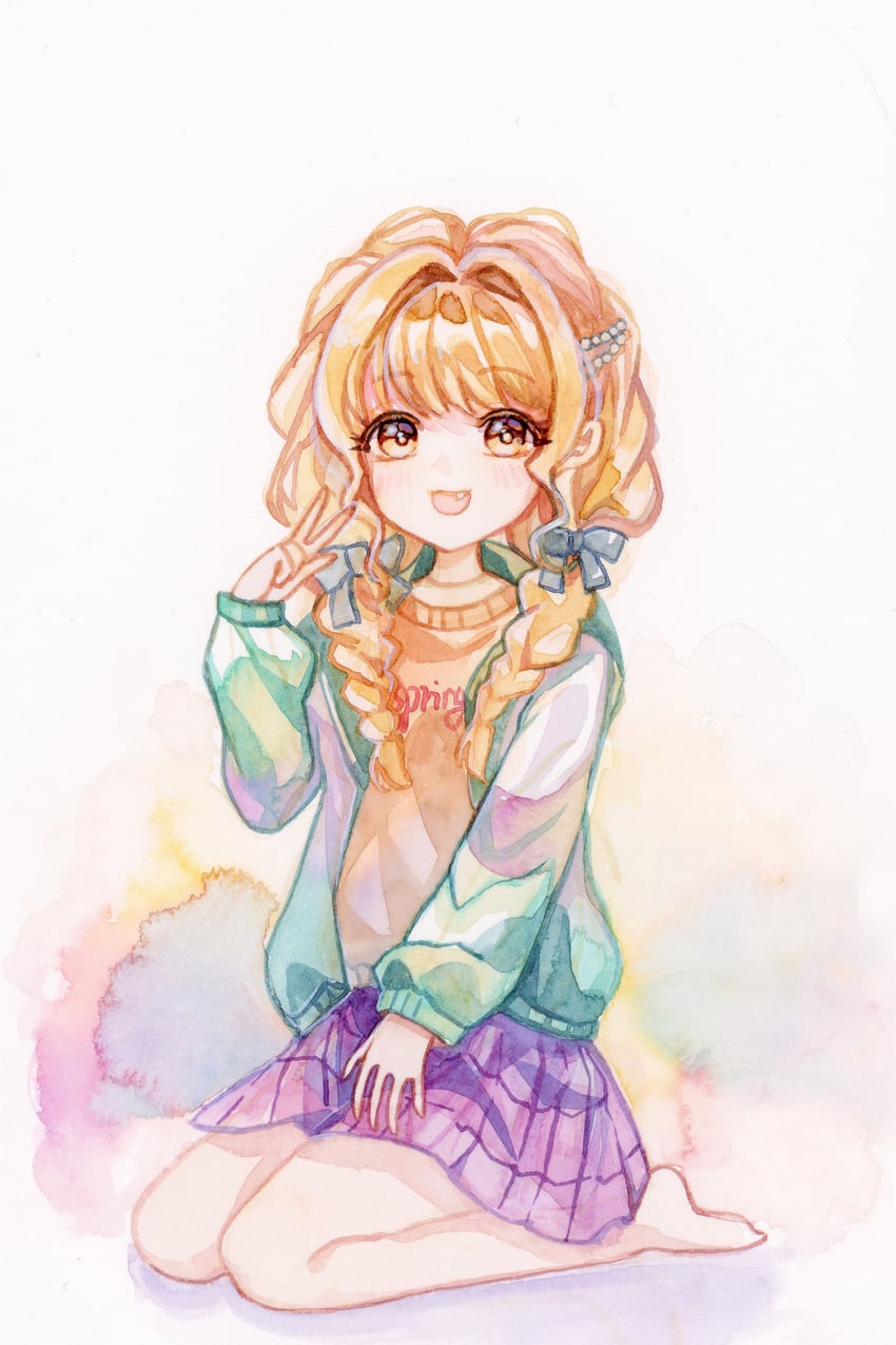 fujita kotone (idolmaster and 1 more) drawn by ximilulu