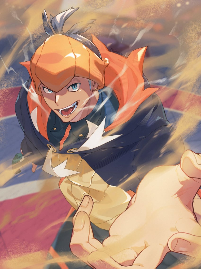 raihan (pokemon and 1 more) drawn by gunjo_shizuko