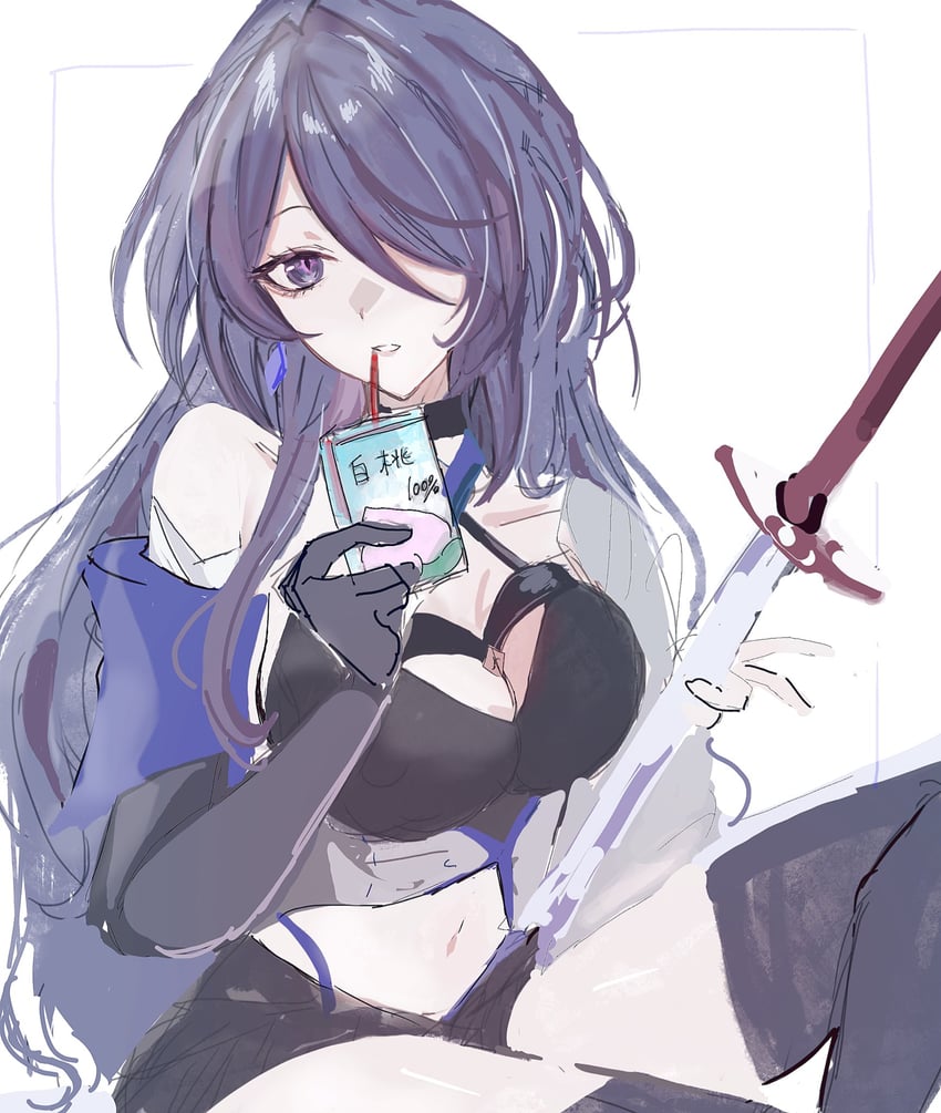 acheron (honkai and 1 more) drawn by hisui_(xztw)