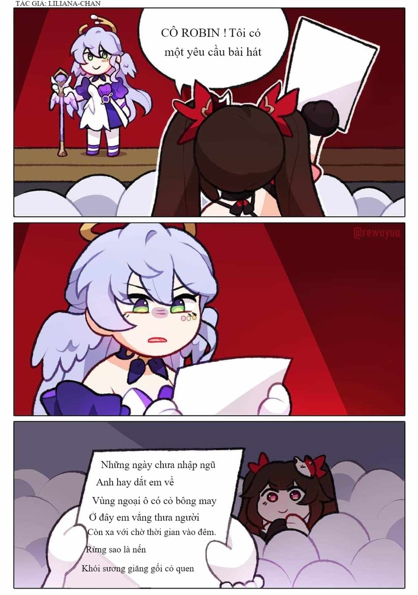 sparkle and robin (original and 2 more) drawn by rewuyuu