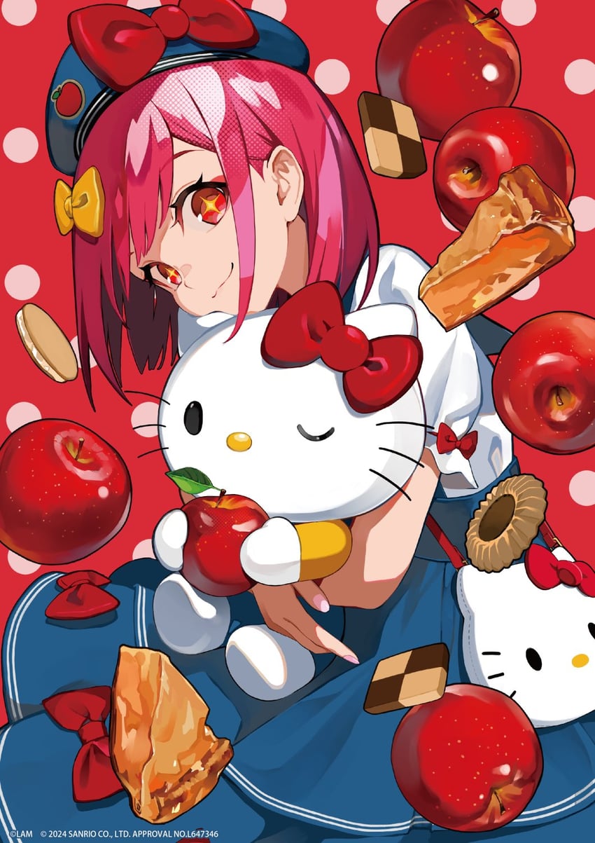 hello kitty (original and 2 more) drawn by lam_(ramdayo)