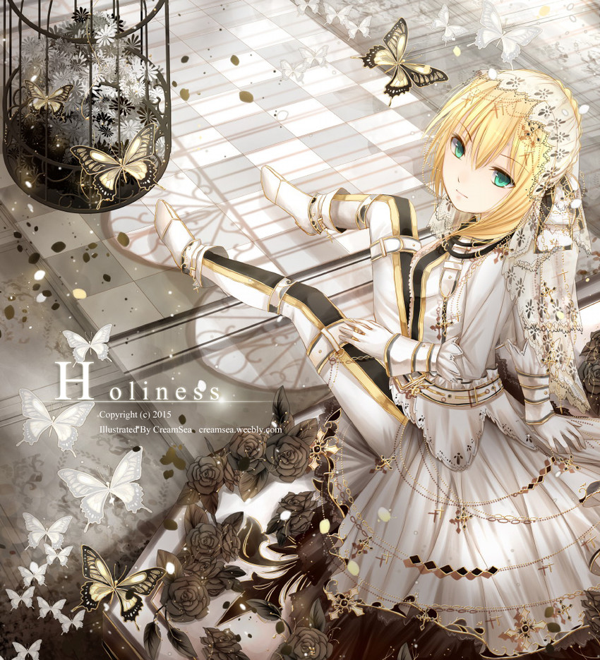 nero claudius (fate and 2 more) drawn by creamsea