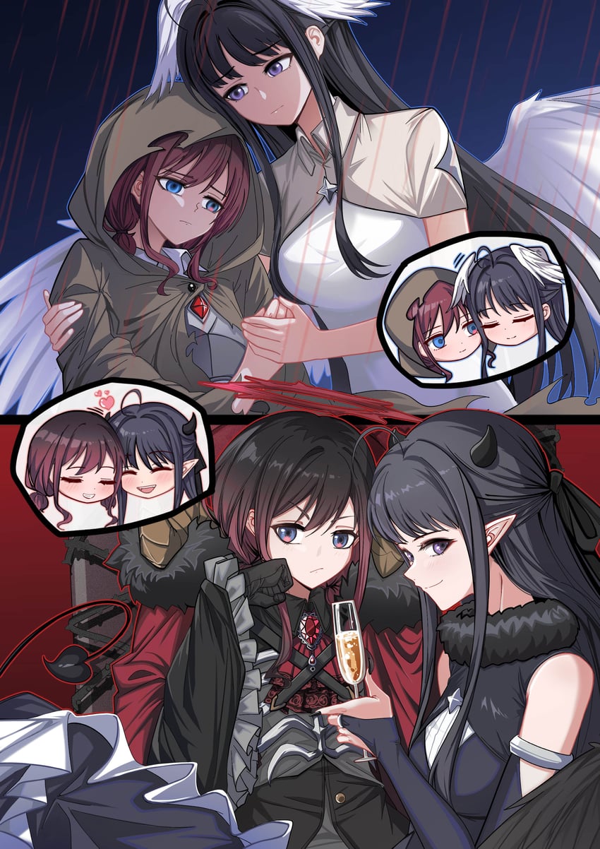 iseri nina and awa subaru (girls band cry and 1 more)