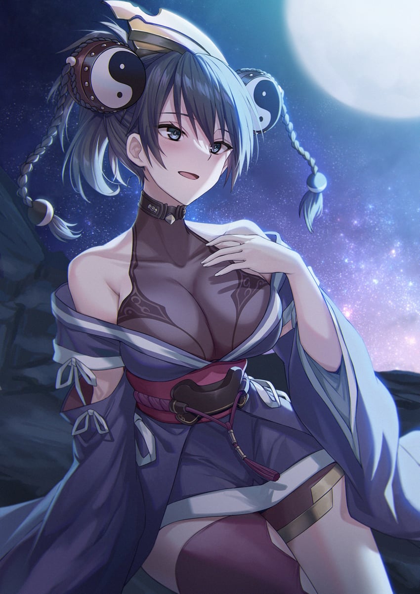 misha arsellec lune (ar tonelico and 1 more) drawn by luzi