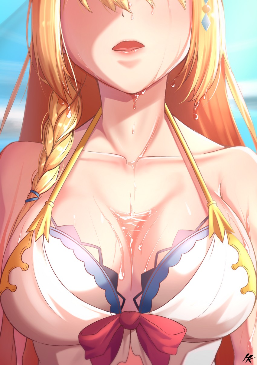 pecorine (princess connect!) drawn by ha_kang