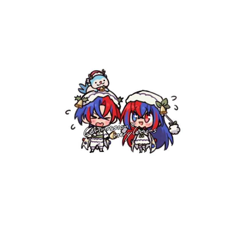 female alear, male alear, and sommie (fire emblem and 2 more) drawn by merylemons