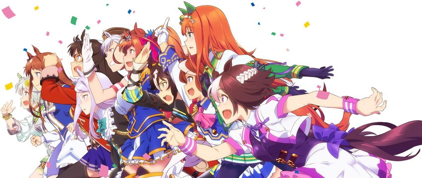 gold ship, daiwa scarlet, mejiro mcqueen, tokai teio, silence suzuka, and 5 more (umamusume)