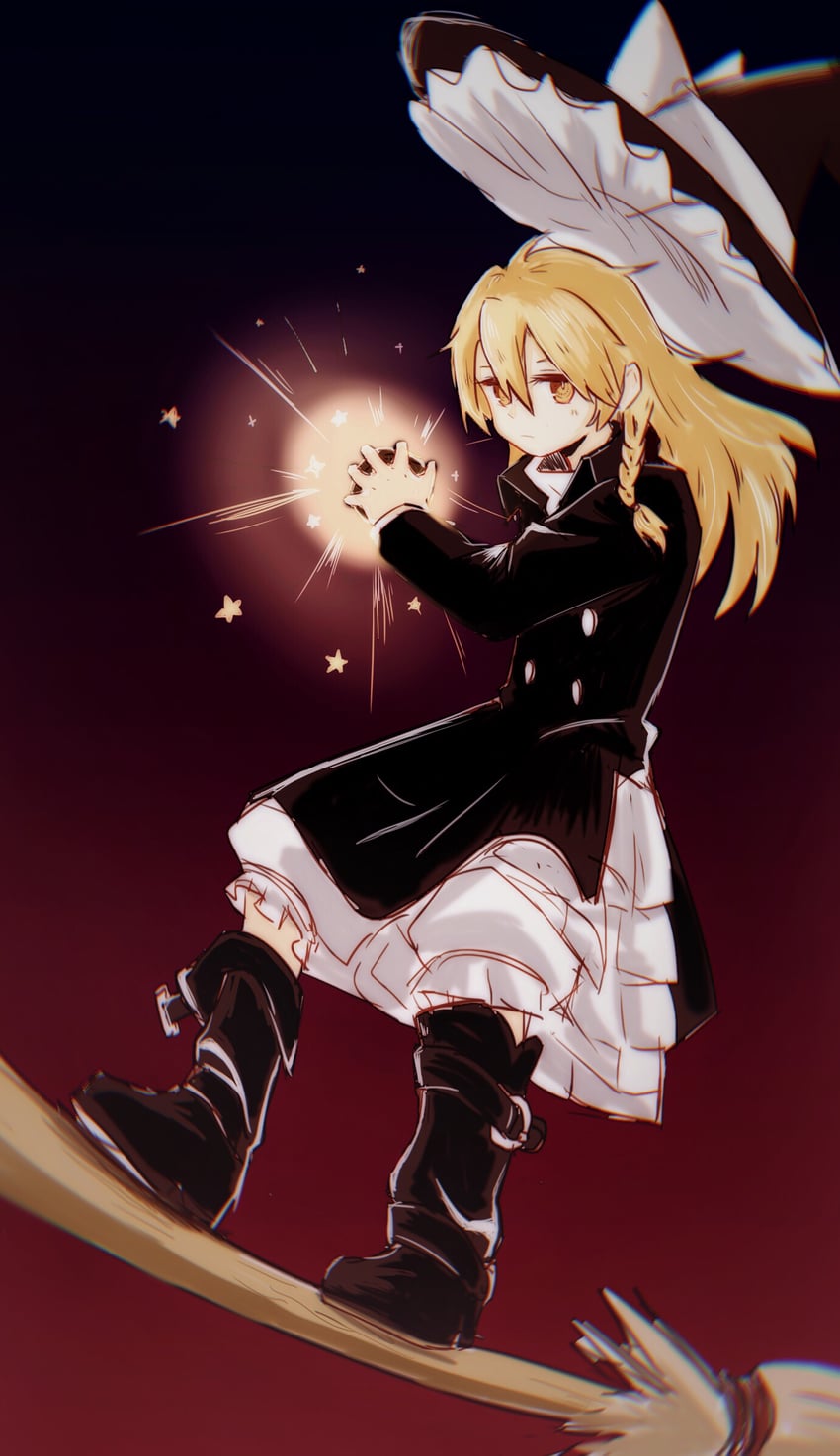 kirisame marisa (touhou and 1 more) drawn by niangao_(8490593)