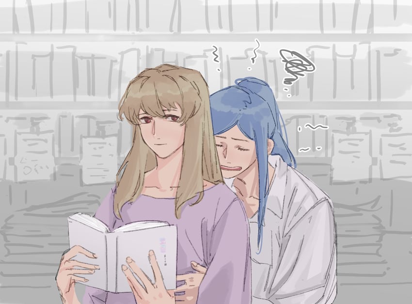 kuga natsuki and fujino shizuru (my-hime) drawn by hakson777