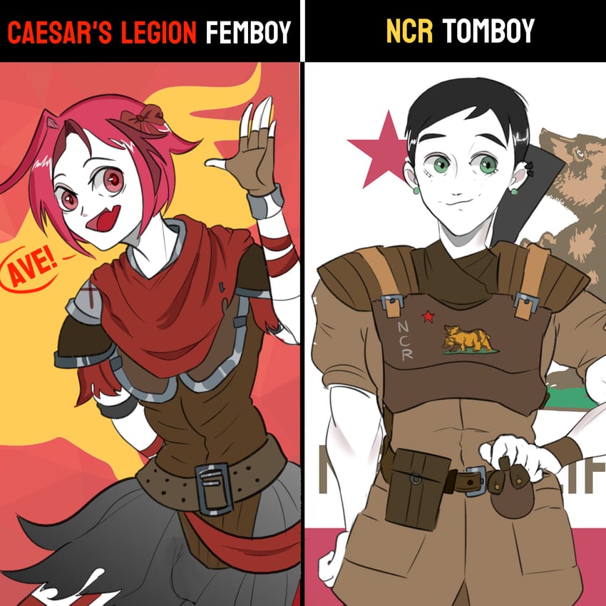 ncr trooper (fallout and 1 more) drawn by namecode017