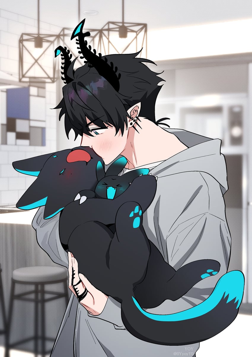 ren zotto and renvader (nijisanji and 1 more) drawn by yoy_(0yyoyy0)
