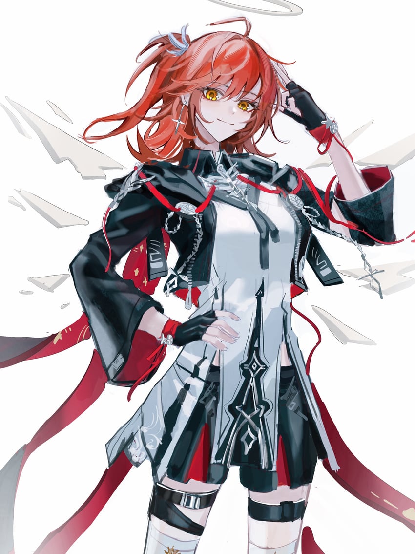 exusiai and exusiai the new covenant (arknights) drawn by zhishi_mao_tiao
