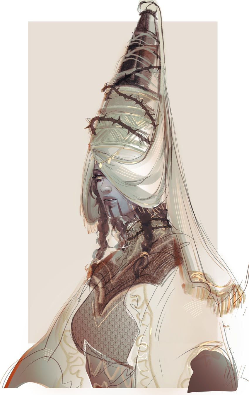 tarnished and swordstress (elden ring and 1 more) drawn by orti_ss