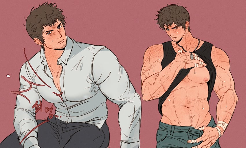 ardbert hylfyst (final fantasy and 1 more) drawn by doong_24