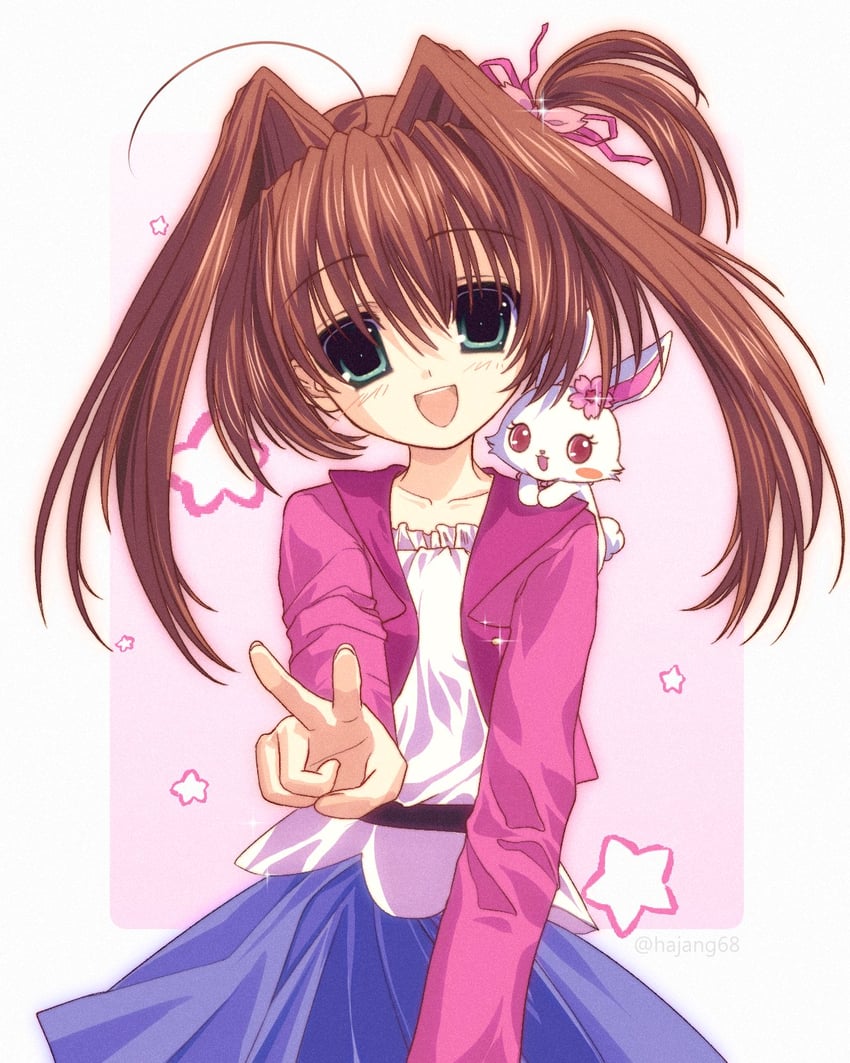 sakura akari and ruby (jewelpet and 1 more) drawn by hajang68