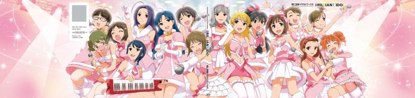 hoshii miki, kisaragi chihaya, amami haruka, kikuchi makoto, shijou takane, and 11 more (idolmaster and 1 more) drawn by annindoufu_(oicon)