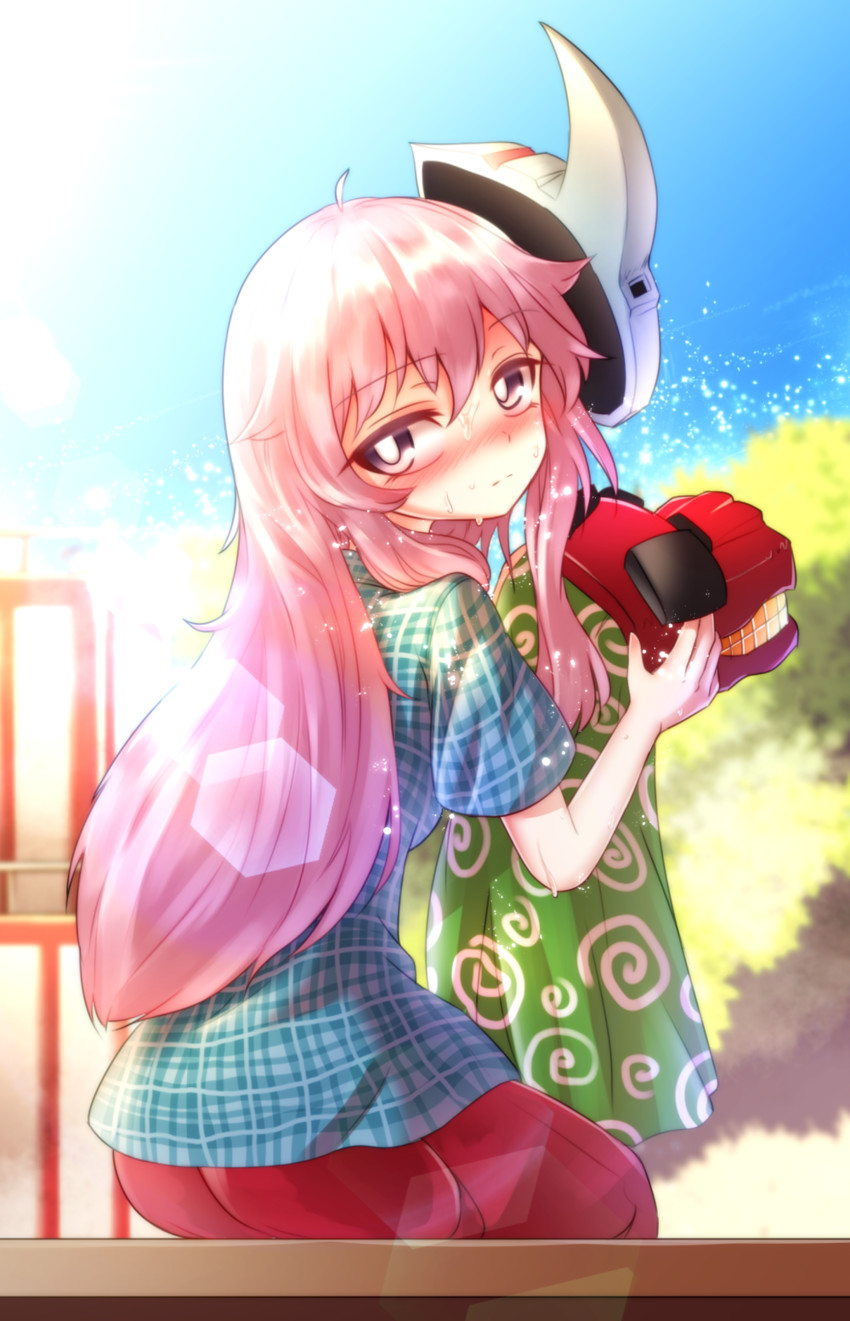 hata no kokoro and ultraman tarou (touhou and 2 more) drawn by nomayo