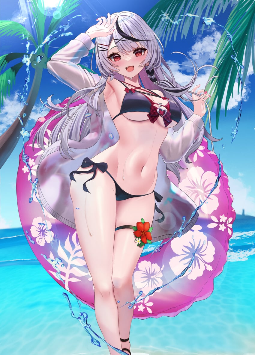 sakamata chloe (hololive) drawn by inari_(ambercrown)