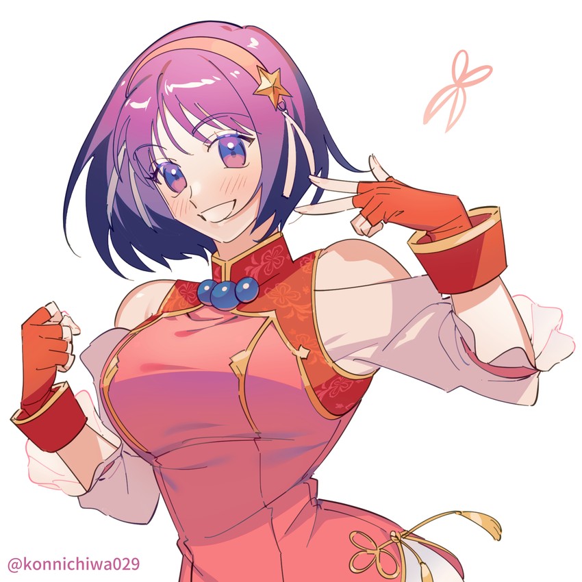 asamiya athena (the king of fighters and 1 more) drawn by otoseto