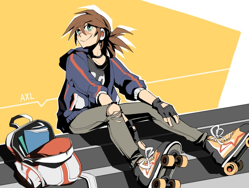 axl (mega man and 1 more) drawn by norue