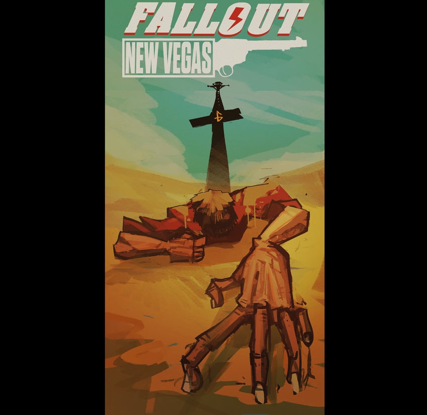 courier (fallout and 1 more) drawn by vei0_deseho