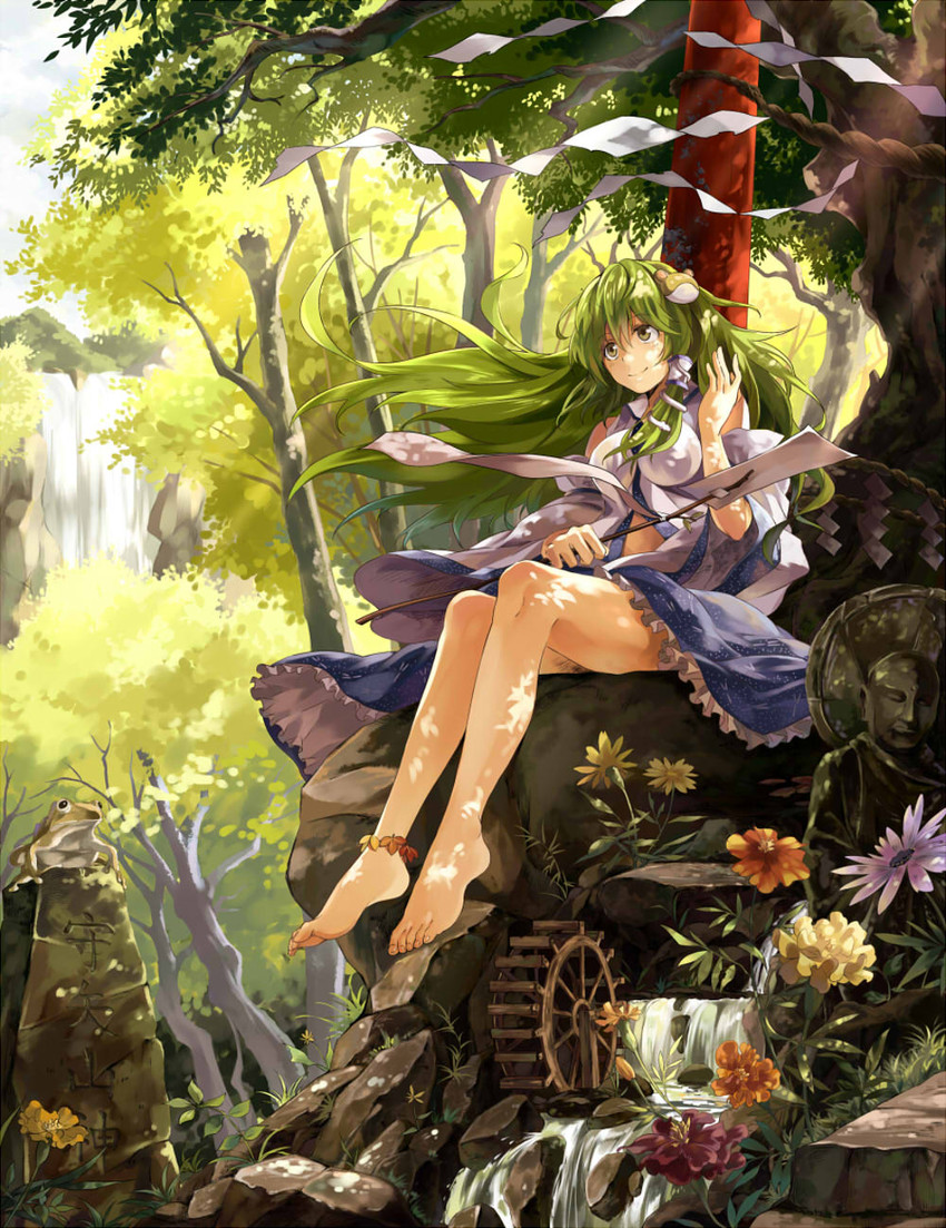 kochiya sanae (touhou and 1 more) drawn by neko_(yanshoujie)
