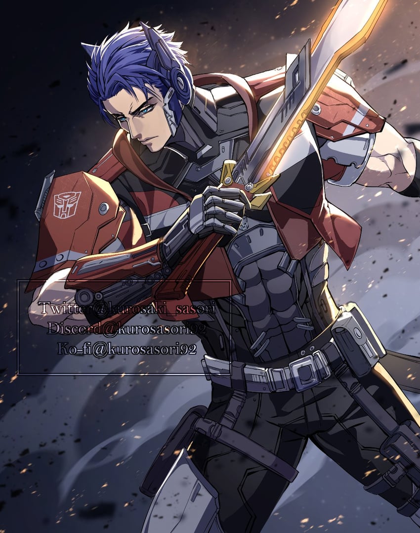 optimus prime (transformers and 2 more) drawn by kurosaki_sasori
