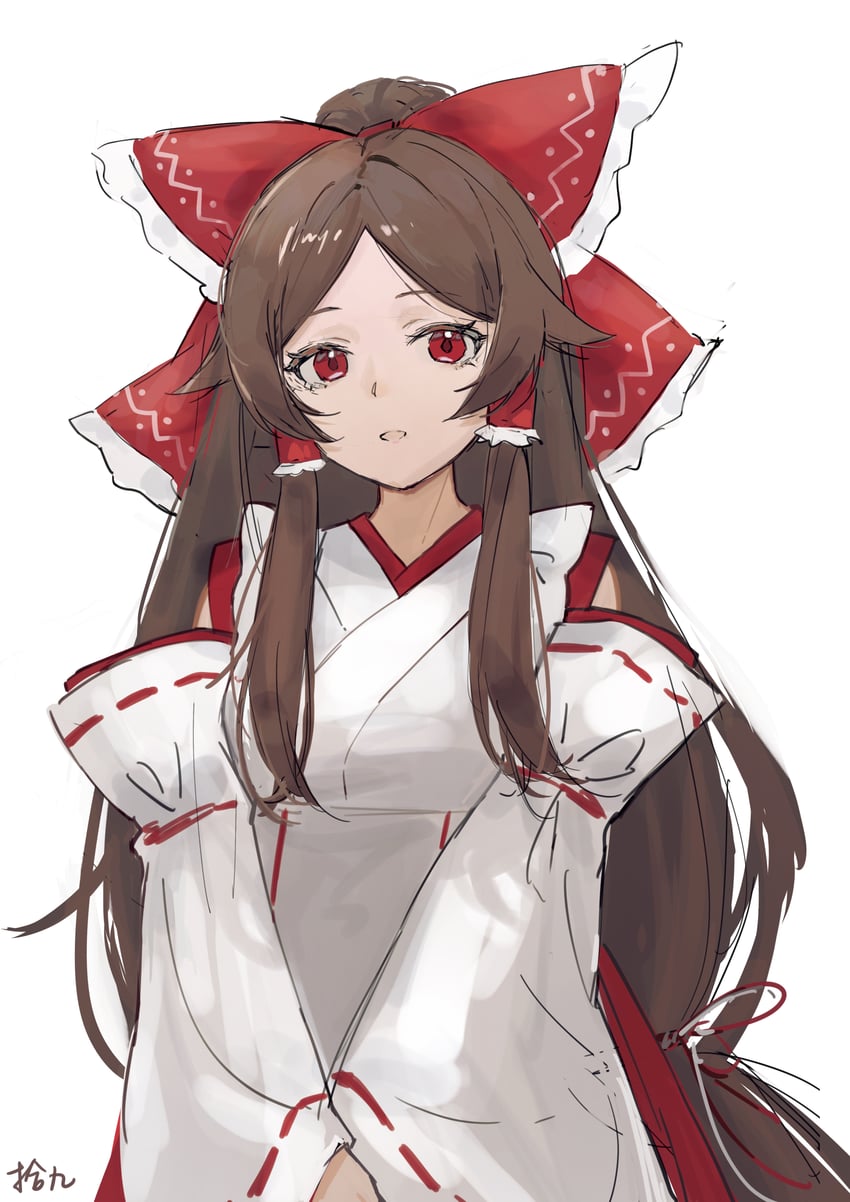 gensokyo's first hakurei miko (touhou) drawn by shijiu_(shizuoxing)
