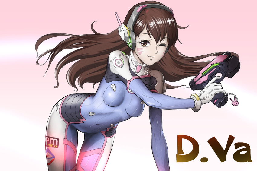 d.va (overwatch and 1 more) drawn by 101_(lo10)